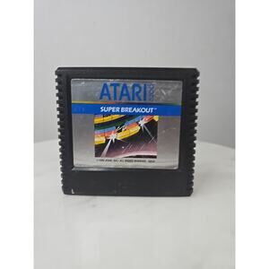 Super Breakout Atari 5200 Authentic Video Game Vintage Original Tested & WORKS!